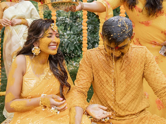 Best ever Haldi photo shoot ideas