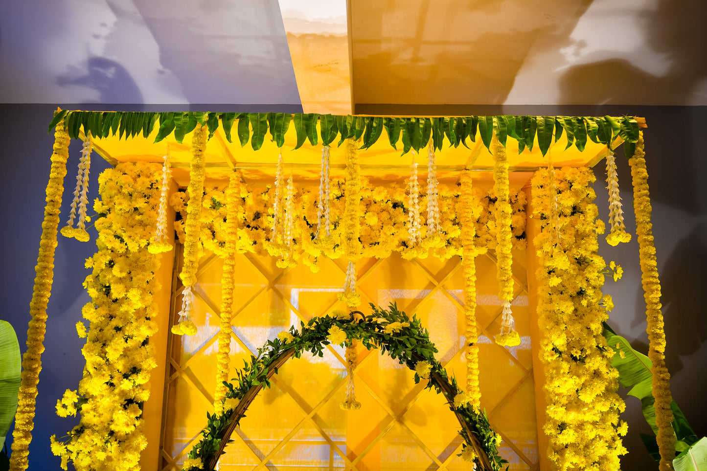 Golden Bloom Baby Shower Decor