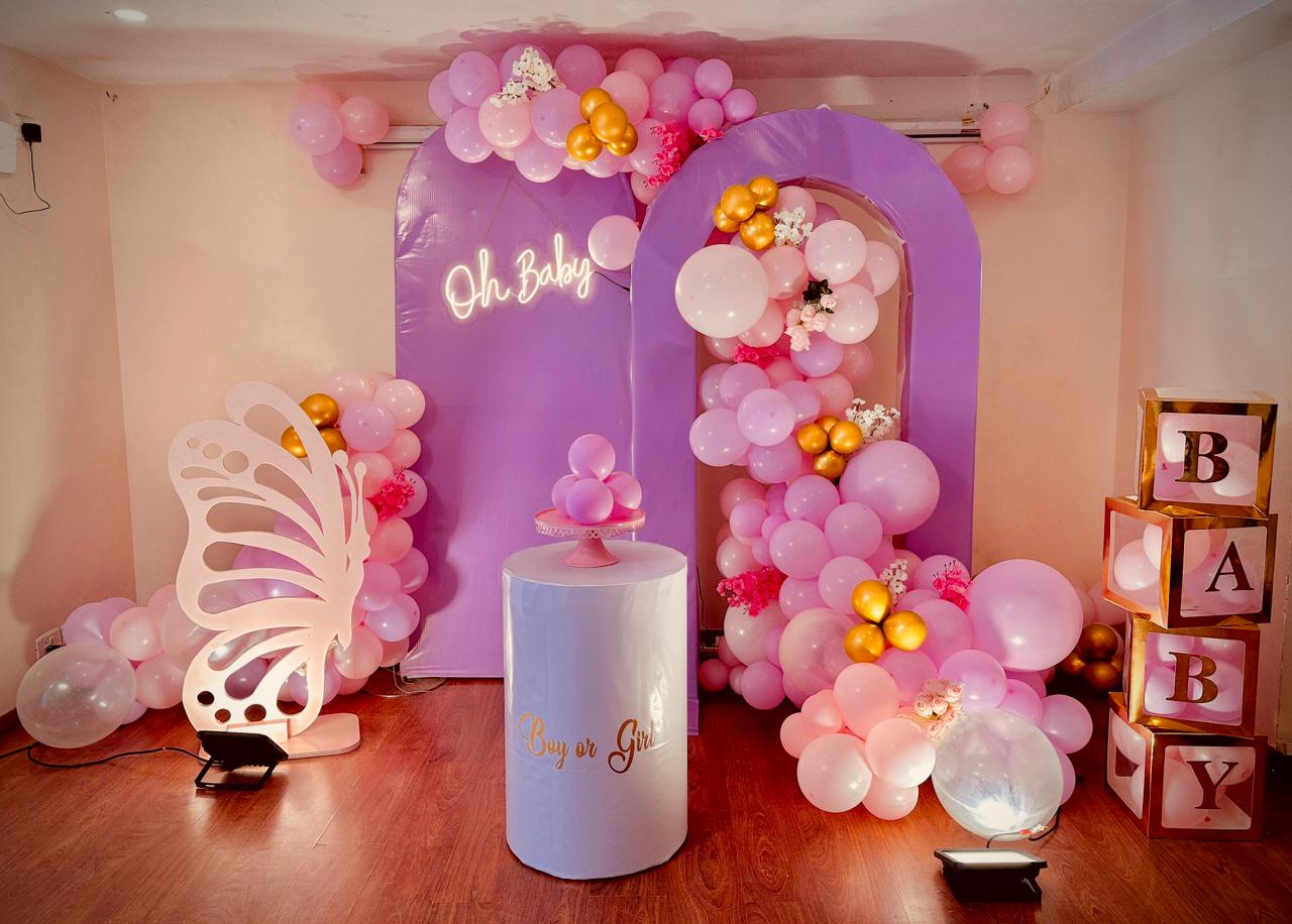 Lavender Lullaby Baby Shower Decor