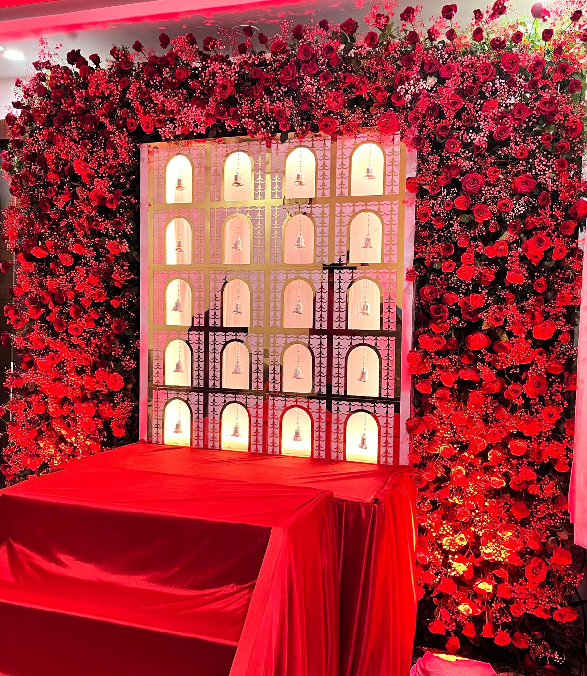 Crimson Rose Engagement - engagement decoration in Bangalore | Woogle