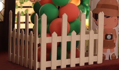 Wooden fence
