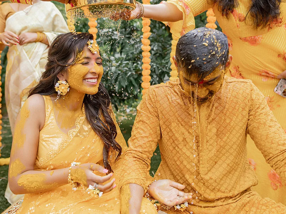 Divyanka Tripathi has a ball during Haldi ceremony | RITZ