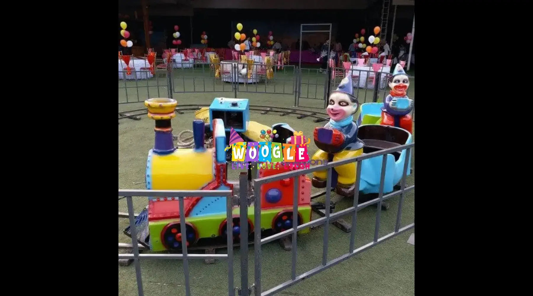 Wiggles Train Ride All Aboard the Giggles Express Electric Mini Train | Woogle