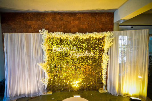 LuxeGlow Anniversary Decor