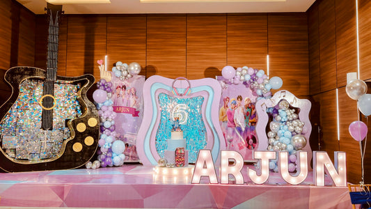 Kpop Theme Decoration for Birthday Party
