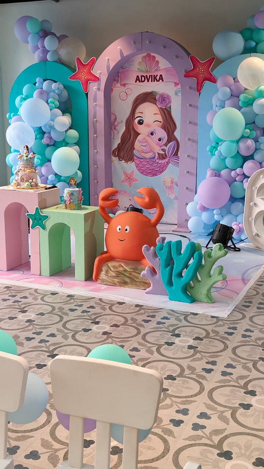 Mermaid Theme Decoration for Birthday Party
