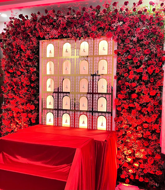 Crimson Rose Engagement - engagement decoration in Bangalore | Woogle
