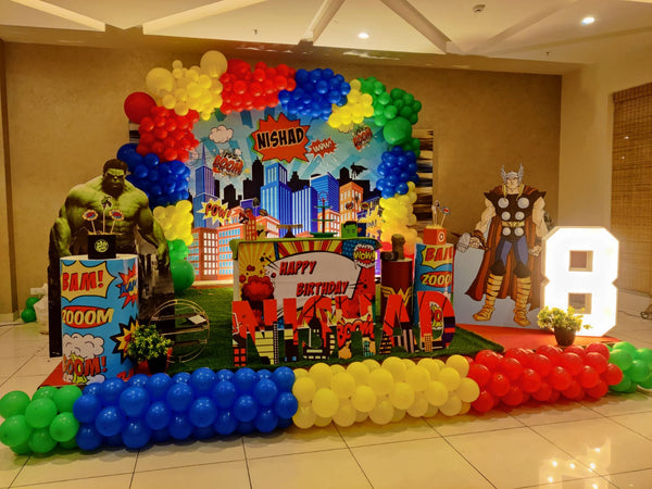 Avengers Party theme - Boy Avengers Theme Party in Bangalore – Woogle