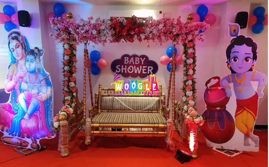 Krishna Themed Baby Shower Decor - Woogle