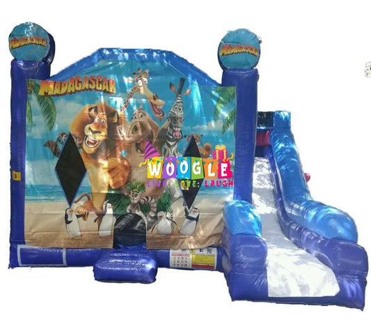 Madagascar Bouncy Castle - Woogle