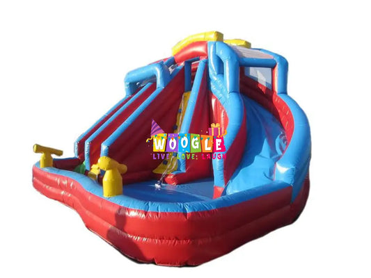 Rock Climbing Water Slide Bouncy Castle - Woogle