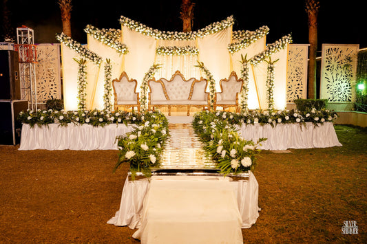 Luxury Wedding Stage and Mandap Decoration